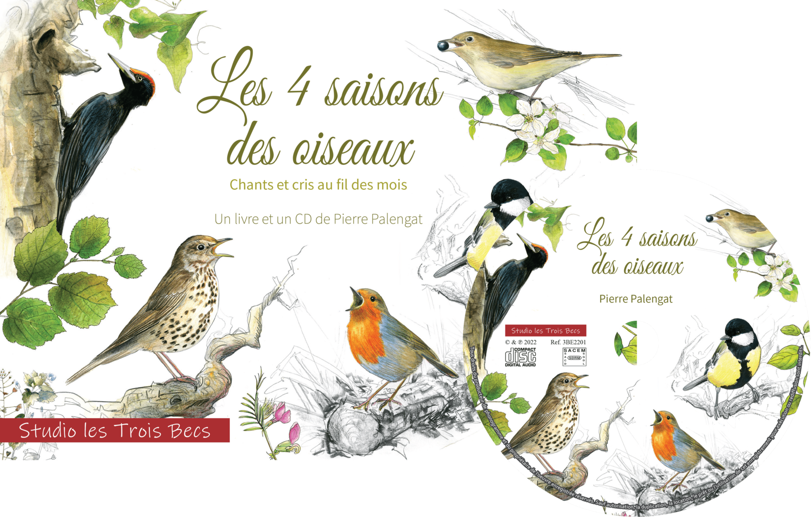 4 saisons des oiseaux couverture